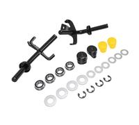 Bnineteenteam Kit de Conversion de Bague de Roue Avant en Roulement, Kit de Reconstruction de Broche de Direction avec Roulements à Billes, Rondelles de Butée, pour Tracteurs de Pelouse L100