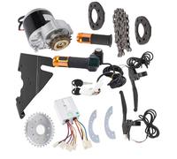 Bnineteenteam Kit de Moteur de Vélo électrique, Kit de Conversion de Contrôleur de Brosse 350 W avec Alliage d'aluminium pour Vélos de 20 à 28 Pouces