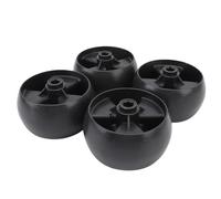 Bnineteenteam Kit de Roue de Pont de 5 Pouces, 4 Roues 4 Boulons écrous Remplacement pour Cub Cadet Troy Bilt, Emballage Complet Inclus, Performances Améliorées, Installation et stabilité Faciles,