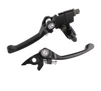Bnineteenteam Levier D'embrayage de Frein, Leviers de Frein Doubles Réglables, Conception Pliante en Aluminium Compatible avec les Systèmes de Freinage Hydrauliques, pour Motos Tout-terrain