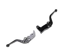 Bnineteenteam Leviers de Frein et D'embrayage de Moto, Leviers de Remplacement Courts Réglables en Alliage D'aluminium avec Roulements en Acier ScelléS avec Précision, pour Indian FTR1200 S (BLACK)