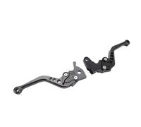 Bnineteenteam Leviers D'embrayage de Frein Courts en Alliage D'aluminium, Leviers de Moto Anodisés Réglables avec Roulements en Acier Scellés, Remplacement pour YFZ 350 Banshee DT125R XV535 (BLACK)