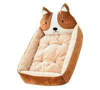 Bnineteenteam Lit pour Chien, Tapis en Mousse à Mémoire de Forme pour Animaux de Compagnie, Doux et Lavable, Motif Dessin animé pour Usage Intérieur, Petits Chiens et Chats, 19,7 Pouces (Environ.