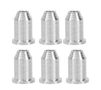 Bnineteenteam Lot de 6 viroles de cordes pour guitare électrique Argenté