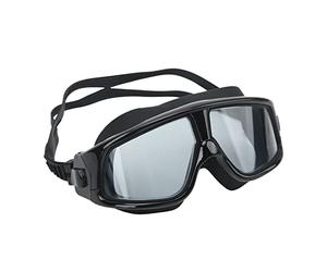 Bnineteenteam Lunettes de Natation, Lunettes de Plongée Anti-buée, Protection UV pour Adultes avec étui de Rangement, Parfaites pour la Natation et la Plongée (BLACK)