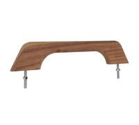 Bnineteenteam Main Courante en Bois de Bateau, Main Courante en Teck 12 Pouces, Poignée à Boucle Unique, Accessoires D'accoudoir Ergonomiques en Bois pour Camping-car Marin
