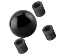 Bnineteenteam MANUEL UNIVERSEL MANUEL DE SHAP TEAU ROUND BALL, Matériau Métallique DE Haute qualité pour une Installation Facile, Adaptée à la Modification du Levier DE Changement DE Vitesse (BLACK)