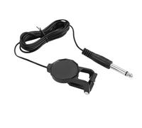 Bnineteenteam Microphone à Fixation Micro Piezo Pickup Ukulélé Guitare Acoustique Violon avec Prise Audio 6.35mm et câble Audio 3 mètres