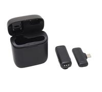 Bnineteenteam Microphone Lavalier sans Fil, sensibilité élevée, Réduction du Bruit, Sonore à 360 °, Appariement Pratique, Charge Portable, Utilisation Polyvalente, Réduction du Bruit Professionnel