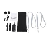 Bnineteenteam Microphone sans Fil, Microphone Rechargeable de Type C, Portée de 98 Pieds, Batterie de 10 Heures pour karaoké, Discours et Présentations (1 pour 2)