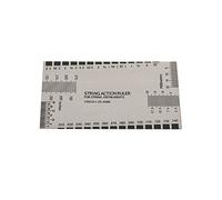 Bnineteenteam Outil de jauge de Corde pour Guitare, jauge de règle d'action des Cordes avec Mesure de frette Standard pour Guitare électrique Basse Acoustique et luthier Corde Guitare Double Boule