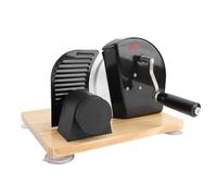 Bnineteenteam Pain, Trancheuse Manuelle Réglable, Manivelle en Bois en Acier Inoxydable pour Pain Fait Maison, Parfait pour la Cuisine et la Boulangerie