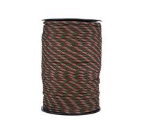 Bnineteenteam Paracord réfléchissant 550, 100 m / 328.1 Pieds Cordon de Parachute résistant à la déchirure 4 mm Type 550 Parachute Paracord 9 brins Cordon(Camouflage de la Jungle)