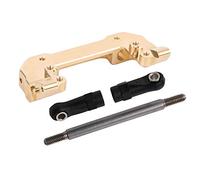 Bnineteenteam Pare-Chocs Avant, Ensemble de Biellettes de Direction de Support de Pare-Chocs de Voiture RC en Laiton pour Chenille Axiale SCX10 III AX 103007 1/10