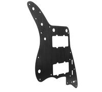 Bnineteenteam Pickguard pour Basse à 13 Trous, Plaque à Gratter en Aluminium avec Protections en Forme d'oiseau pour Guitares électriques et Instruments Compatibles (BLACK)
