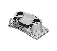 Bnineteenteam Pince à Tambour, Support à Double Trou plaqué Chrome en Alliage de Zinc, Connecteur de Montage Durable pour Extension de Matériel de Tambour