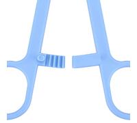 Bnineteenteam Pinces à Alimentation, Pincettes en Plastique Bleu, Conception Ergonomique pour Lézards et Tortues, Manche de 19 Cm de Long pour Les Soins des Animaux de Compagnie