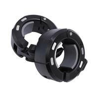 Bnineteenteam Pinces à Haltères Clips de Verrouillage Magnétiques, 2 Pièces Plaque de Barre de Poids à Dégagement Rapide Collier de Verrouillage pour Entraînement D'haltérophilie de 50 Mm (Noir Gris)