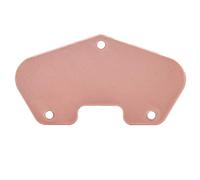 Bnineteenteam Plaque de Base de Micro de Guitare électrique, Plaques de Base de Micros à Bobine Unique en Métal pour Guitare électrique TL, Accessoire Léger et Durable, Surface Lisse, Installation