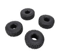 Bnineteenteam Pneus RC 4 Pièces Pneus en Caoutchouc de 120 Mm 1,9 Pouces, Roues de Mise à Niveau Légères pour SCX10 90046 90047 avec Une Traction Supérieure et Une Construction Durable