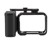 Bnineteenteam Poignée de Cage de Caméra d'action, Kit de Poignée Magnétique en Alliage d'aluminium avec Extension de Chaussure Froide pour Caméra 'Action Ace Pro 2