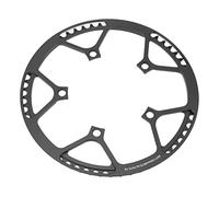 Bnineteenteam Prime à Vélos Chaîne à Vélos Sprocket 58T Aluminium Alliage Alliage LÉGER CNC Usine 130 Mm BCD avec Finition Anodisée Robuste pour Les Pliants de la Route (Black)