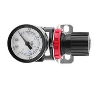 Bnineteenteam Régulateur de Pression d'air, Vanne AR2000 Compacte en Alliage d'aluminium avec Compteur pour un Contrôle Efficace des Outils Pneumatiques 0,05-1 MPa dans les Espaces Restreints