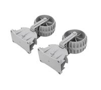 Bnineteenteam Roues de Lancement de Bateau Gonflable, Roues de Remorquage de Canot Pneumatique en Plastique D'ingénierie de Roue de Verrouillage avec 3 Angles Réglables pour Petits Bateaux