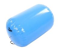 Bnineteenteam Rouleau d'air de Gymnastique, Rouleau d'air Gonflable en PVC pour Entraînement de Pom-pom Girl et de Yoga, 0,7 X 0,9 M pour Salle de Sport à Domicile et Utilisation en Extérieur (BLUE)
