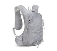 Bnineteenteam Sac à Dos de Randonnée, Sac de Voyage à Bandoulière Léger en Nylon Imperméable à la Pluie pour la Randonnée et le Vélo en Plein Air 42x20x15cm (GREY)