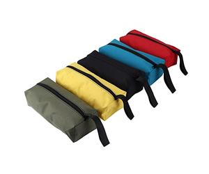 Bnineteenteam Sac à Poche D'Outils, 5pcs Organisateur de Sacs de Rangement à Petits Outils Multifonctionnels avec Boucle de Suspension pour Hommes Femmes