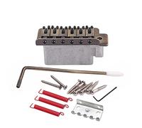 Bnineteenteam Selles de Pont de Guitare, Système de Trémolo à Rouleaux en Métal avec Ressorts et Vis pour Guitares électriques FD SQ ST Améliorant la jouabilité (Bronze vert)