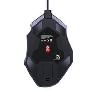 Bnineteenteam Souris de Jeu, Souris de Jeu RVB Filaire avec 12 800 DPI, 12 Boutons Programmables pour PC de Compétitif