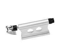 Bnineteenteam Support de Fourche de Vélo Durable avec Conception de Boîtier de Rangement, Idéal pour Support de Fourche de Bloc de Vélo, pour Le Transport sur Camions SUV (Silver)