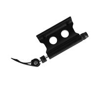 Bnineteenteam Support de Fourche de Vélo Durable avec Conception de Boîtier de Rangement, Idéal pour Support de Fourche de Bloc de Vélo, pour Le Transport sur Camions SUV (Black)