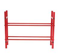 Bnineteenteam Support de Stockage de Pneus RC, Support Double Couche en Alliage d'aluminium de 1,9 Pouces pour Voitures Modèles à Chenilles SCX10 D90 1/10 (Rouge)