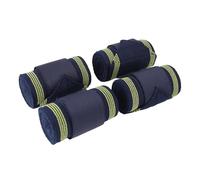 Bnineteenteam Support Professionnel des Jambes, 4pcs Equine Enveloppe des Jambes Elastic Wraps, Fermeture Réglable pour Les Performances de Course. Soutien à la Prévention des Blessures, Matériau