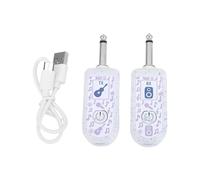 Bnineteenteam Système de Guitare sans Fil 2,4 G, émetteur-récepteur Rechargeable avec Portée de 50 M pour Guitare électrique, Basse, Piano, Musiciens (1 pour 1)