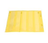 Bnineteenteam Tableau de Poche Magnétique, Calendrier de Poches Transparentes à 5 Rangées, Carrés de Tableau de Poche pour Les Activités Scolaires à Domicile(Jaune)