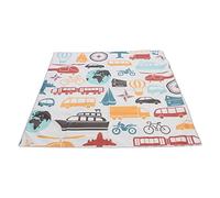 Bnineteenteam Tapis de Jeu pour bébé, Grande Aire de Jeu Imperméable en Nylon pour les Tout-petits 51x51 Pouces avec Fond Antidérapant adapté à une Utilisation Intérieure et Extérieure