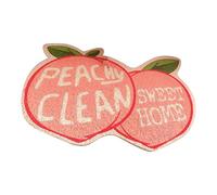Bnineteenteam Tapis de Litière pour Chat, Matériau PVC, Conception Antidérapante, Forme de Fruit pour Piéger la Litière, Bols de Nourriture, Idéal pour les Petits Appartements et les Chatons (40X60cm)