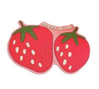 Bnineteenteam Tapis de Litière pour Chat, Matériau PVC, Conception Antidérapante, Forme de Fruit pour Piéger la Litière, Bols de Nourriture, Idéal pour les Petits Appartements et les Chatons (40X60cm)