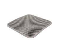 Bnineteenteam Tapis de Litière pour Chat, Tapis de Piégeage de Litière en Matériau EVA avec Conception Résistante à l'urine pour la Protection de l'entrée des Toilettes pour Chat (Grey)