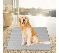 Bnineteenteam Tapis Rafraîchissant pour Chien, Lit Respirant en Coton et Soie Glacée, 4 Tailles pour Le Confort des Animaux à la Maison et en Voiture (62 * 50 cm)