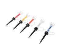 Bnineteenteam Tees de Golf Magnétiques, Outil d'entraînement en Plastique Flexible avec Conception à 8 Dents pour Le Raffinement des Compétences et Une Position Constante de la Balle sur Le Terrain