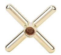 Bnineteenteam Tête de Pont de Piscine, Tête de Queue de Billard Plaquée Cuivre Métallique, Accessoire de Billard Durable pour des Tirs de Précision et des Ajustements Serrés (Croix)