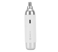 Bnineteenteam Tondeuse à Poils de Nez, Conception électrique Compacte, Tondeuse à Barbe 2 en 1 avec Double Tête et Batterie au Lithium Rechargeable pour Hommes et Femmes (WHITE)