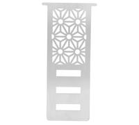 Bnineteenteam Tube d'appareil à Gaz en Acier Inoxydable, Plaque étendue pour Snowpeak GS 450R, Support de Brûleur Réglable avec 3 Fentes pour la Cuisine en Plein Air (SILVER)