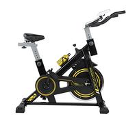 Bnineteenteam Vélo D'appartement D'intérieur 8 Kg, Volant D'inertie Silencieux, Guidon Réglable, électronique, Montre Multifonctions, pour la Perte de Poids et la Vie en Ville