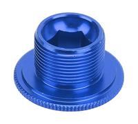 Bnineteenteam Vis de Bicycle de Bicycle en Alliage en Aluminium Aluminium Boule de de Carre (Cache manivelle M18 Bleu)